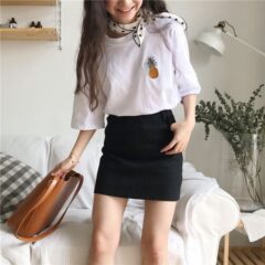 韓国系ガーリーコーデといえば♡『ミニスカート』がなきゃ始まらない！