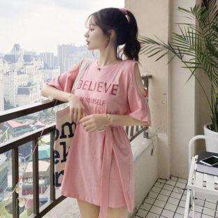 一枚で可愛く決まる♡『ミニワンピース』おすすめ韓国服