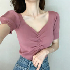 甘すぎず大人可愛い♡『くすみピンク』韓国服おすすめ紹介！